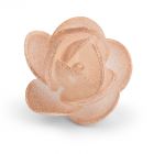 WHITE FLAVIA ROSE WITH GOLD GLITTER D4