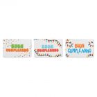 Targhetta in zucchero - Buon compleanno