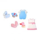 Decorazioni in zucchero -Set battesimo assortito lui/lei