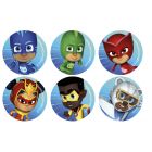 PJ MASKS ROUND COOKIES COVERS D5,8 