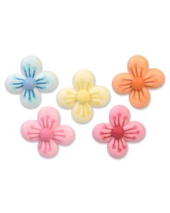 ROUNDED SUGAR FLOWERS (5COL)