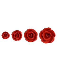 Set rose decorative - Rosso