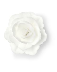 Wafer flower - Chinese rose in white colour