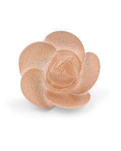 Fiori in cialda - Rosa Linda bianca glitterata oro