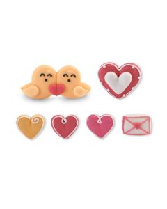 Decorazioni in zucchero - San Valentino