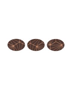 Mini kit tondo e ovale in cioccolato fondente