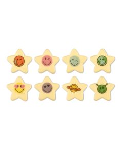 Stella in cioccolato bianco - Smiley